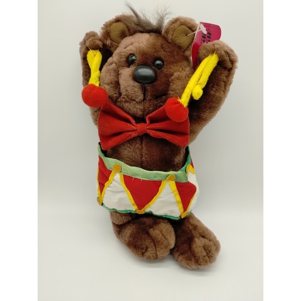 Sugar Loaf 1995 Plush Bear Drummer Christmas Tags